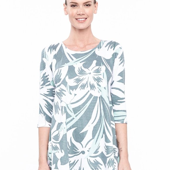 Tunic 3 in Ode to Martinique Print - Picture 2 of 7